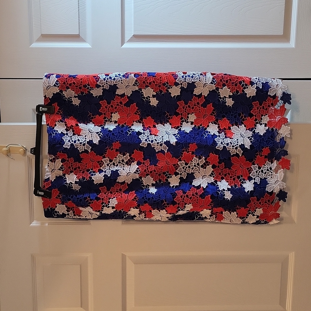 Patriotic Floral Skirt